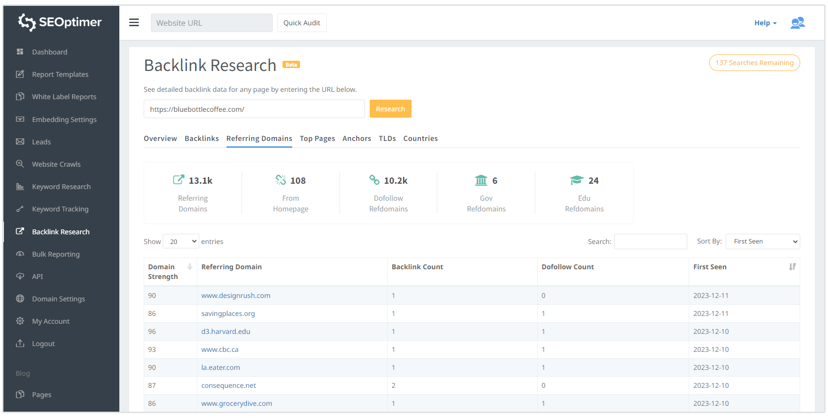 backlink araştırma aracı yönlendiren alanlar